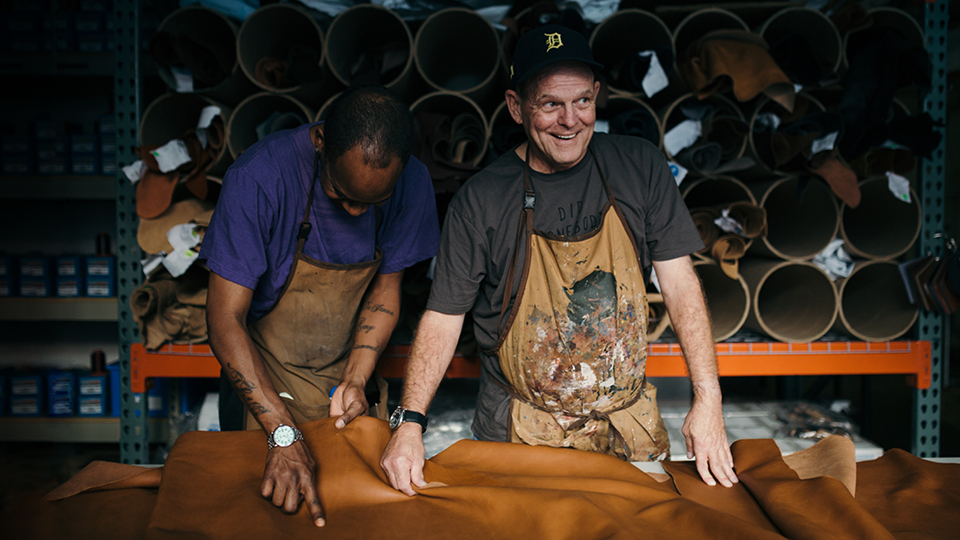A LOOK INSIDE OUR LEATHER FACTORY