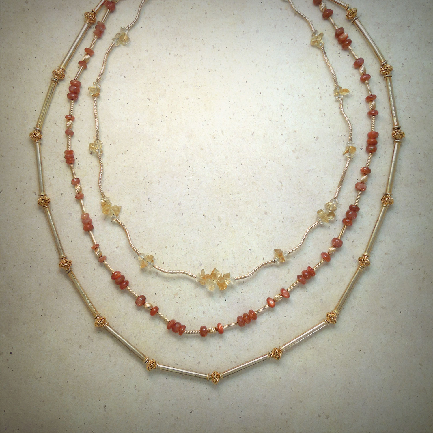 "Little Somethings" with 14k gold fill accents