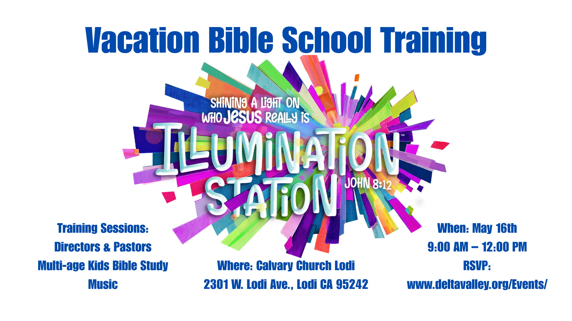 Vacation Bible School (VBS) Training