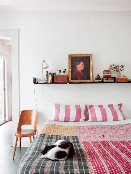 Even the cat feels more comfortable when it's not perfect.