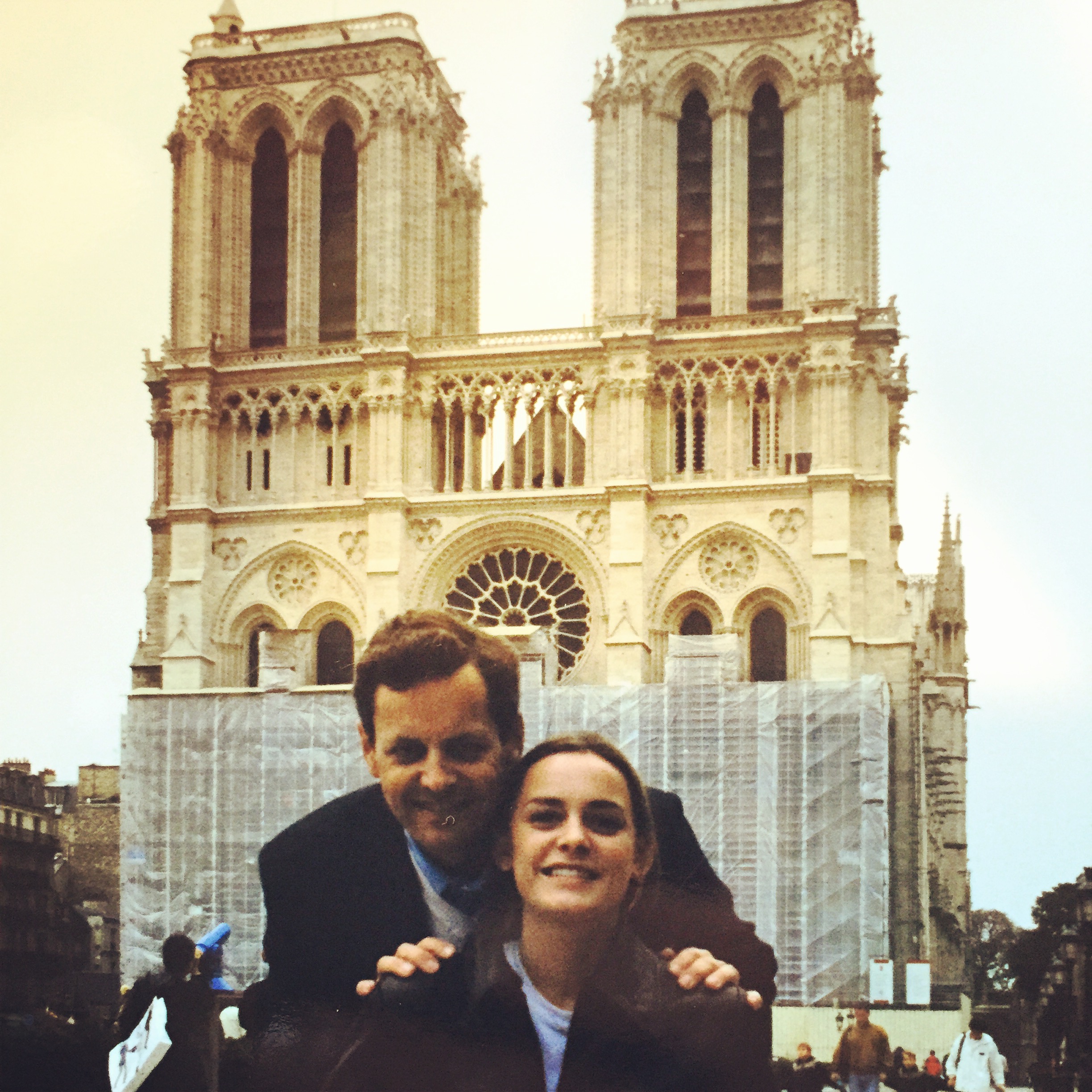 1998, Notre Dame, with Dad