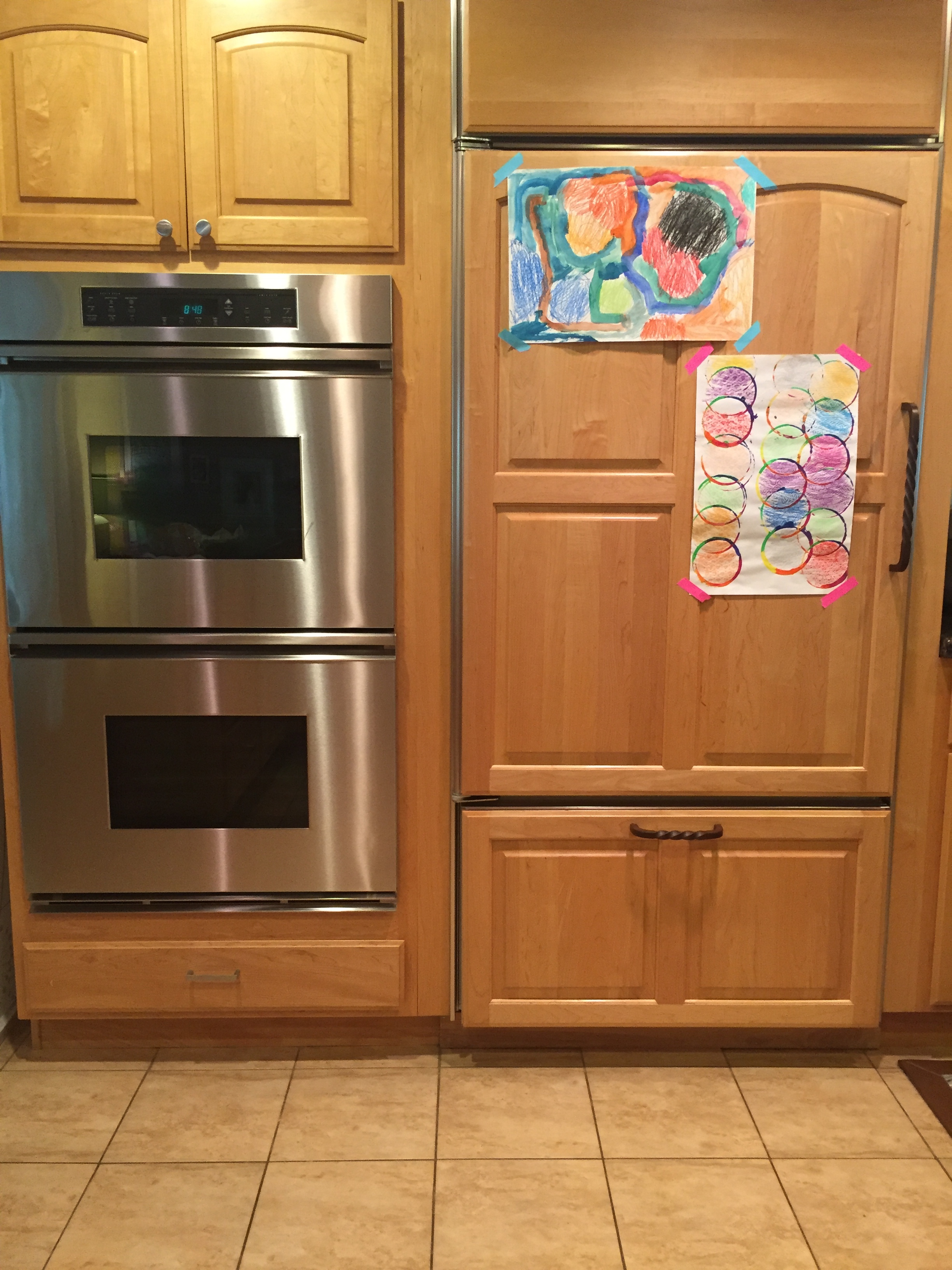 My orange kitchen.