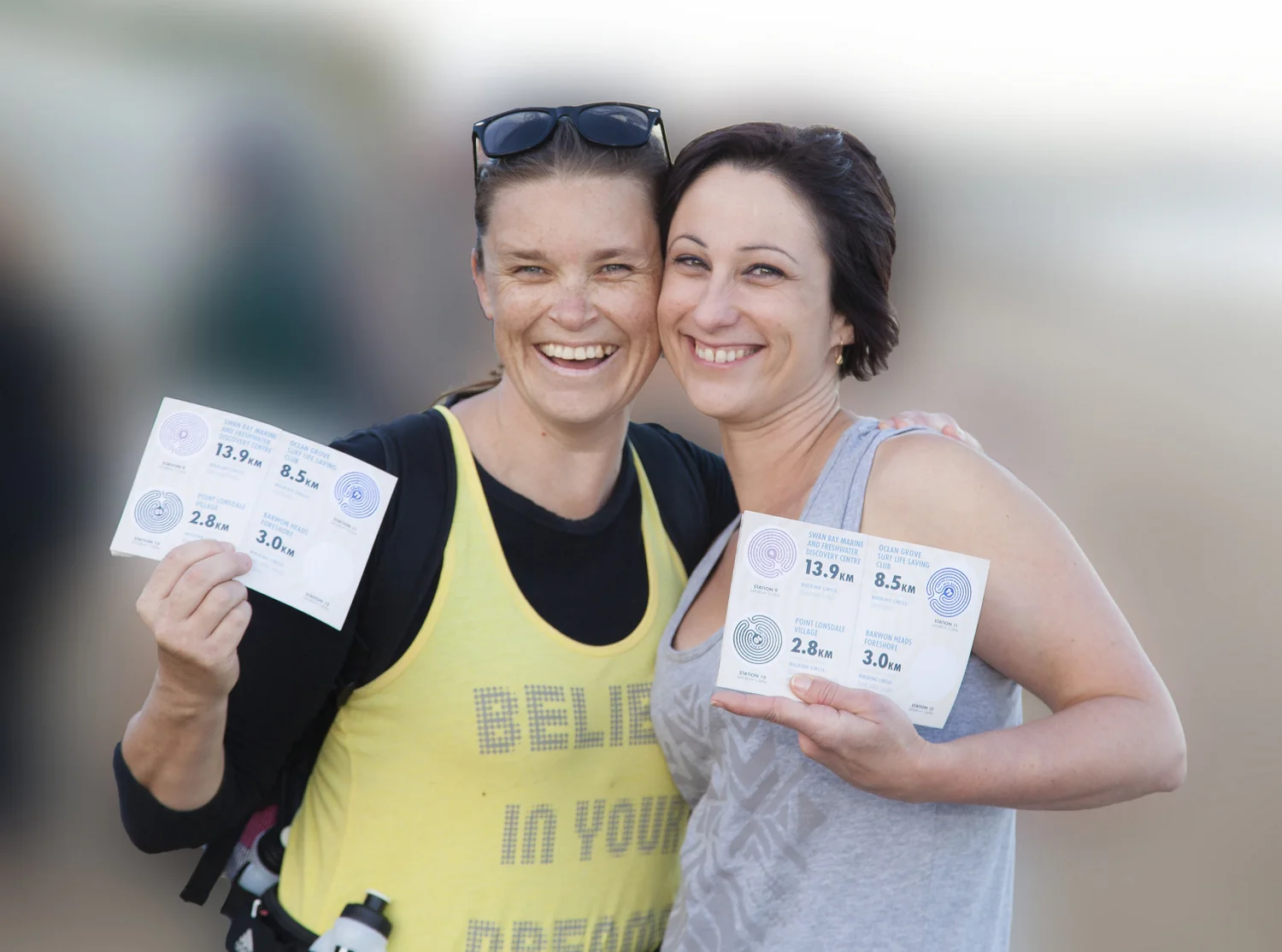 M~M2014 walkers at the finish line.&nbsp; Image: G Mourney.