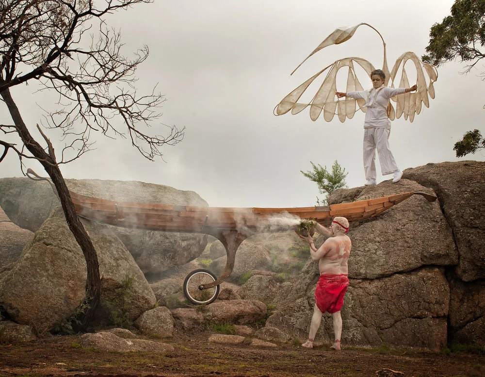 Gathering of the Elders ceremony at Mountain to Mouth 2014 Photo by Anne Buckley