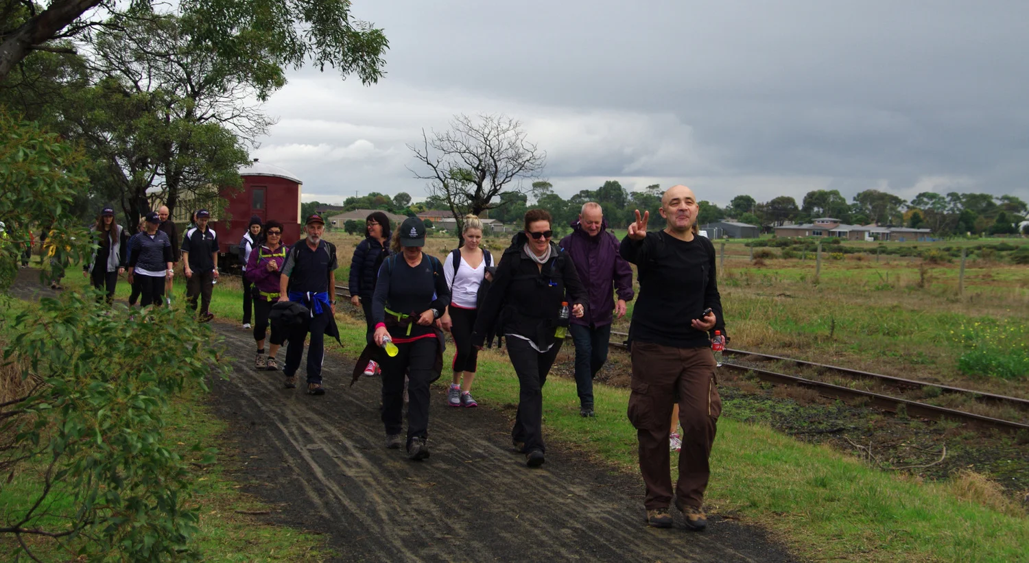 Walkers at Mountain to Mouth 2014  Photo by Gerry Van Der Meer