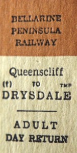 "Edmonson Tickets" from the 19th century, still used by heritage railways.