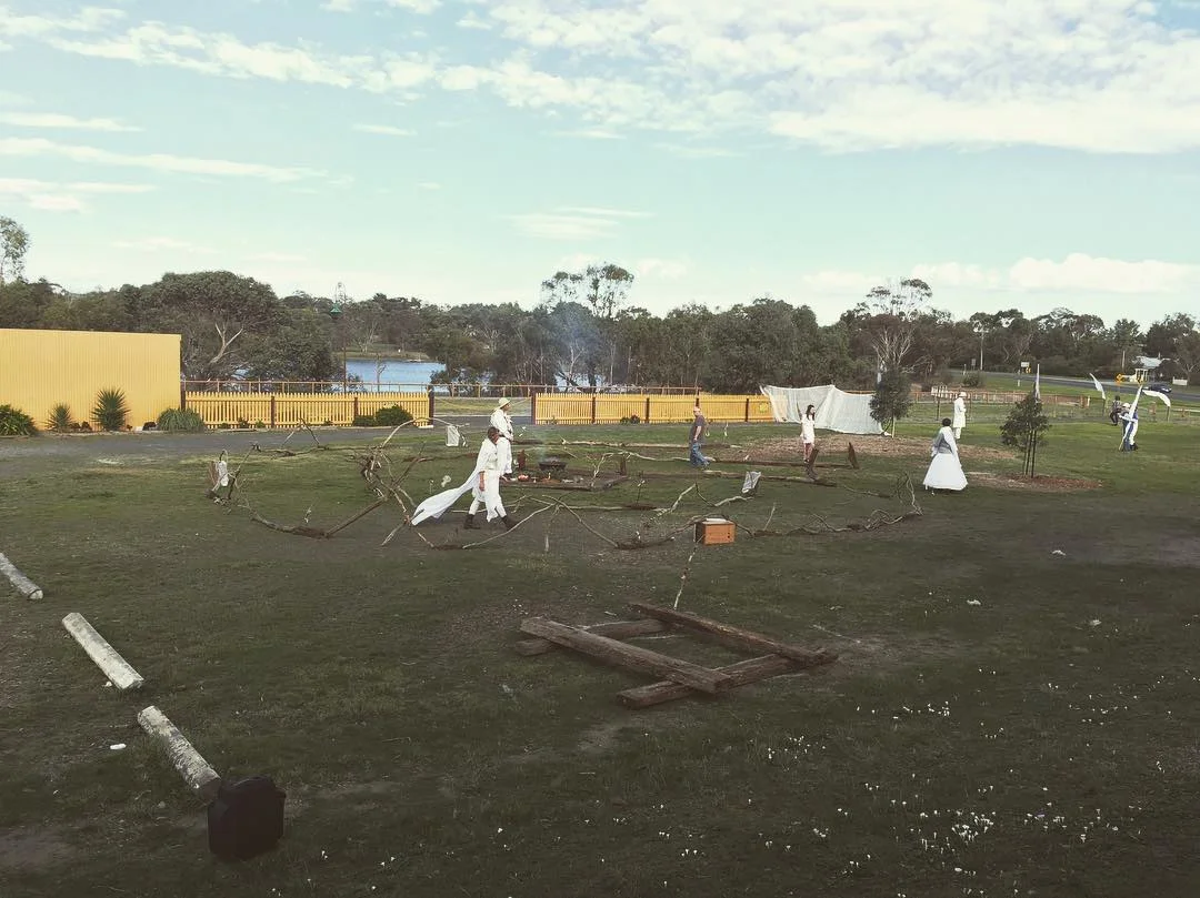 Ingrid Petterson's walking circle "Hearth Stories".  Image by Azaan Naqshbandi