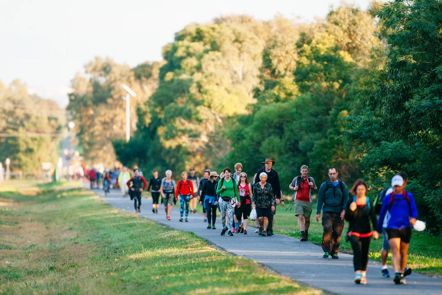 The long march to Christies Rd.   Image by Dean Walters Photography.