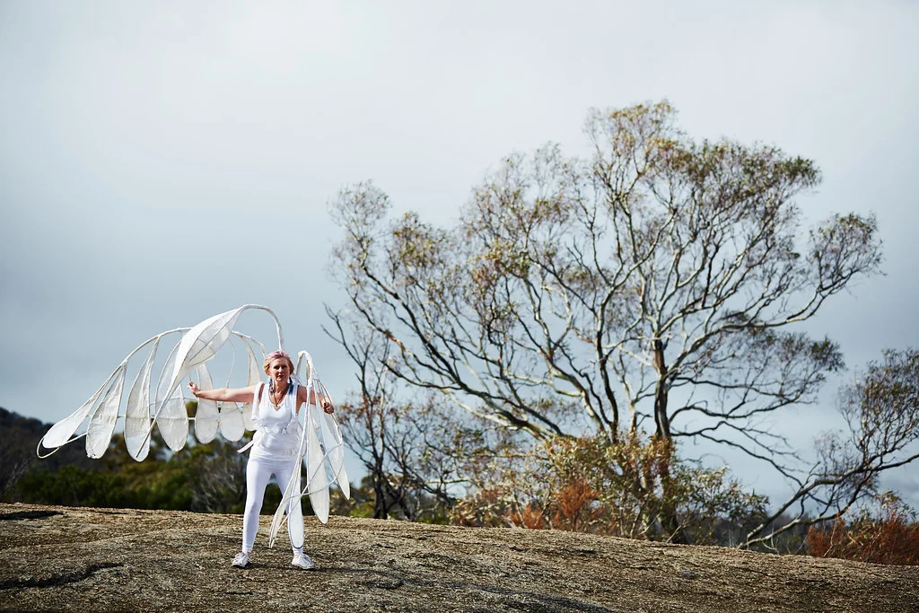 Tara Lynch as Spirit Bird at Gathering of the Elders Ceremony; Photographer: Ed Sloane