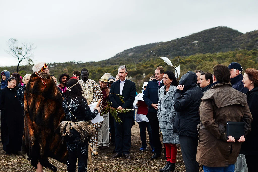 Gathering of the Elders Ceremony; Photographer: Ed Sloane