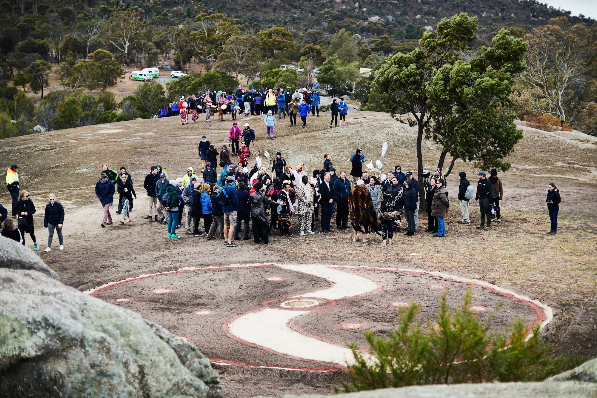 Gathering of the Elders Ceremony; Photographer: Jarrah Lynch