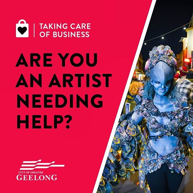Geelong Creatives! The @cityofgreatergeelong has released a Business Support Package for creatives impacted by Coronavirus. 
For more information, hit the link in our bio above or visit 
www.geelongaustralia.com.au/covid19