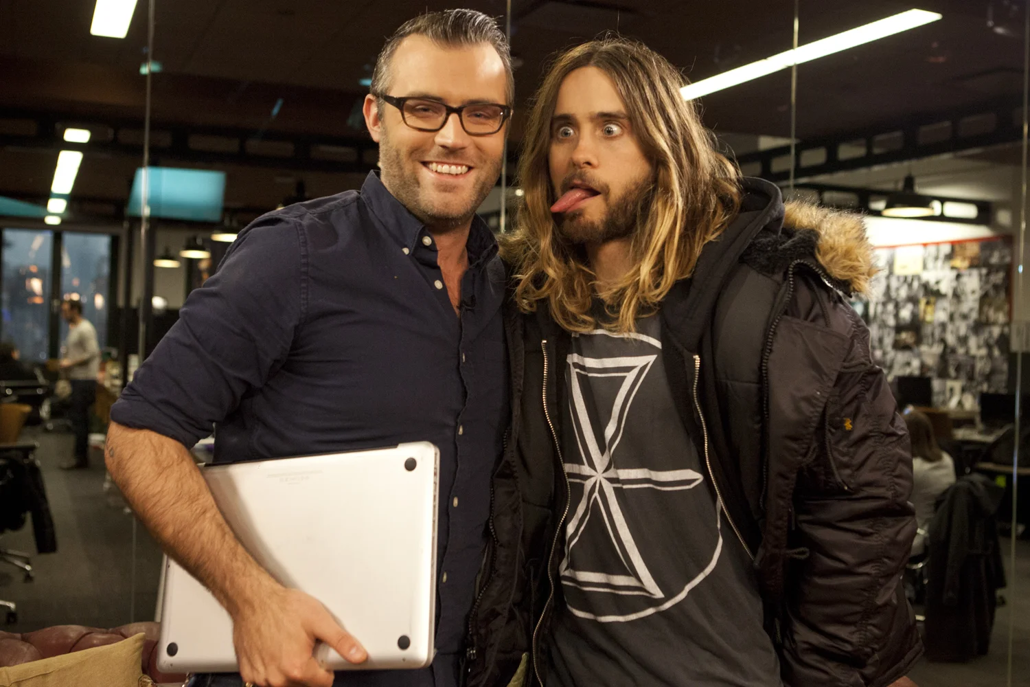 Ricky Camilleri and Jared Leto