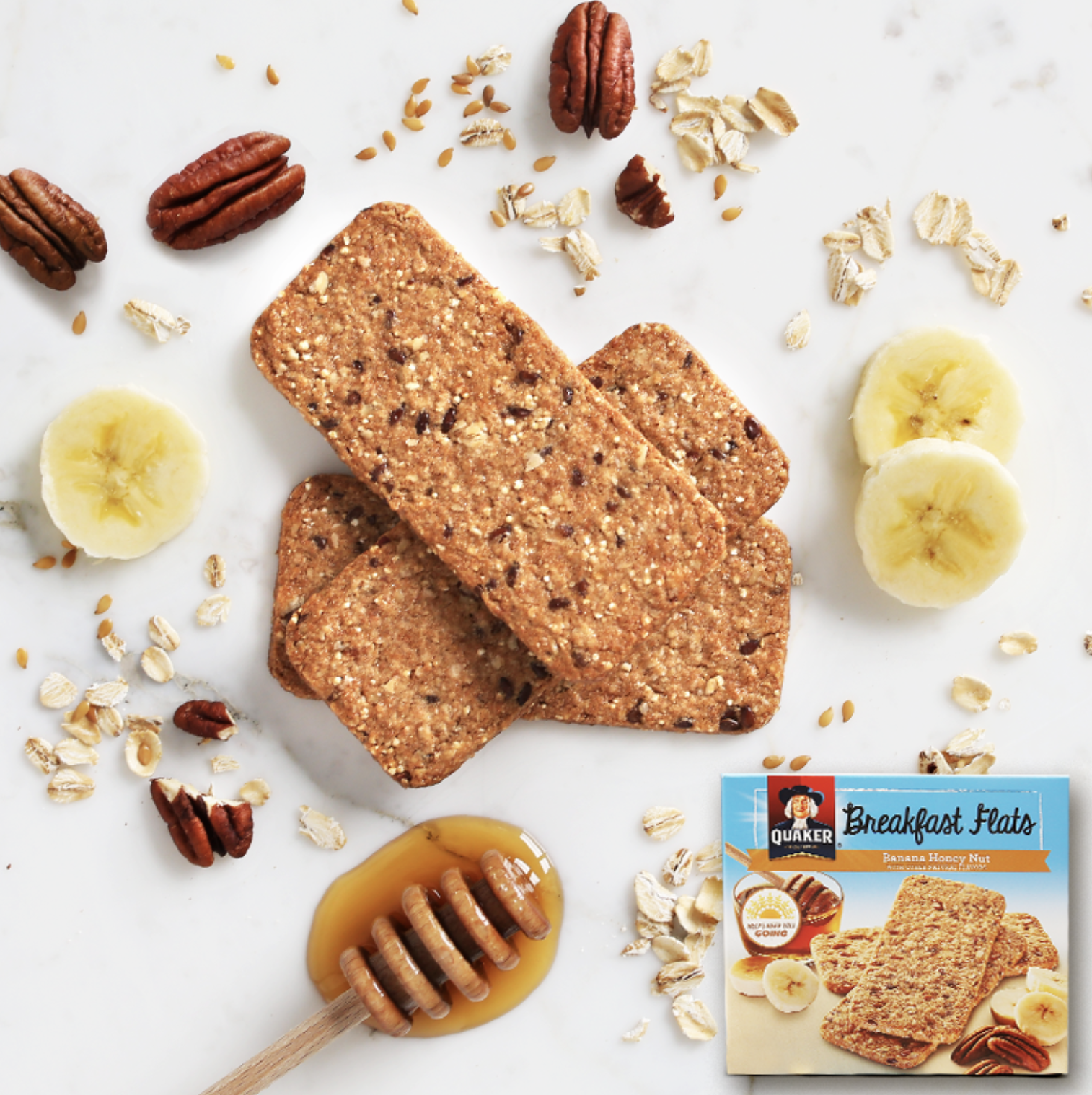  Quaker Oats Breakfast Flats 