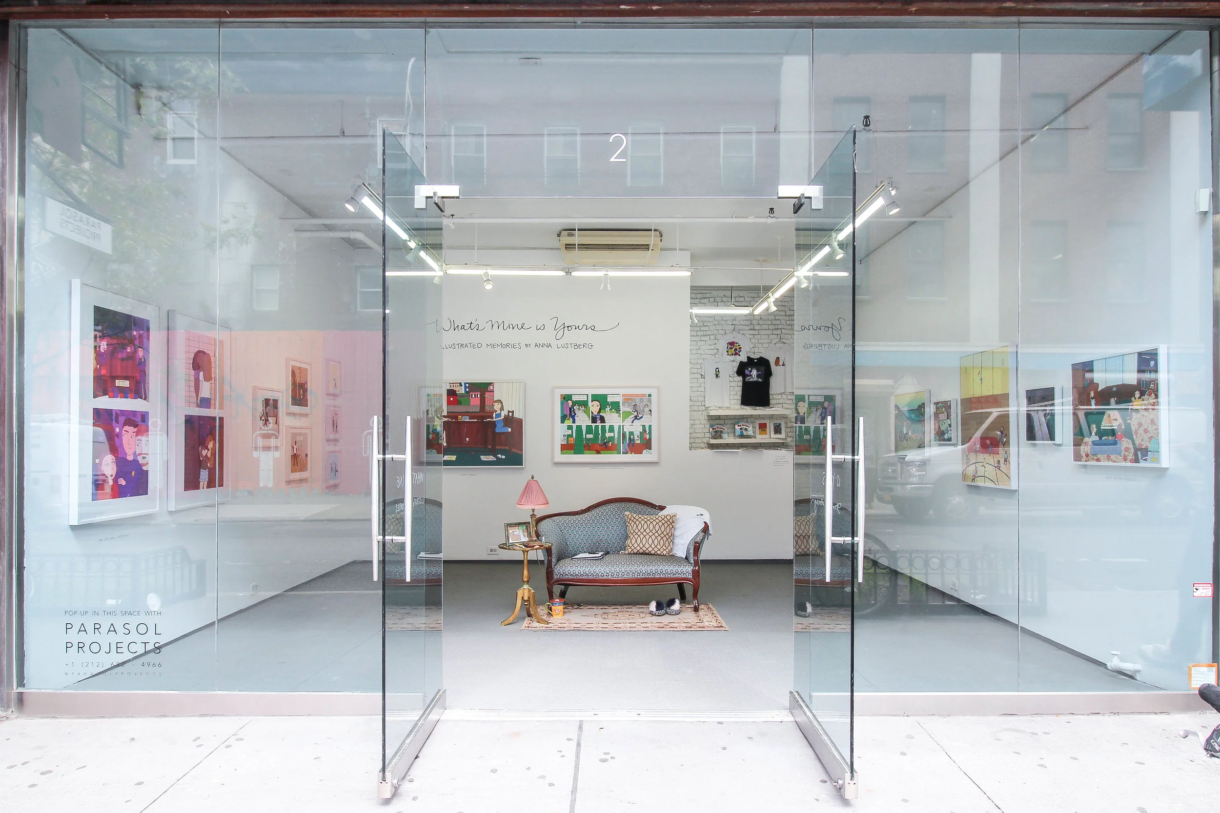 Street View Installation shot by Parasol Projects