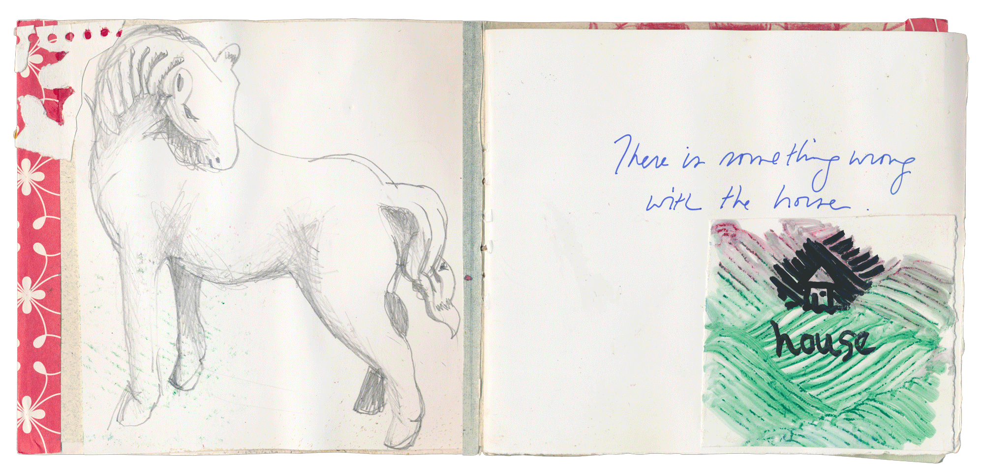 Please Respond in collaboration with Cecilia Pinto, 2012, mixed media, 5.75 x 6.5” PDF available here.