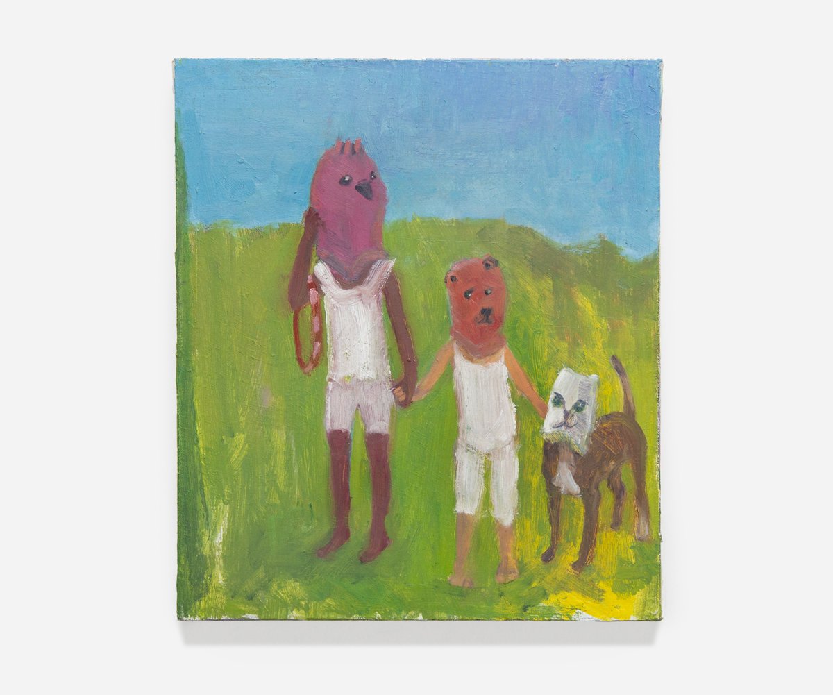   Trio,  2020, Oil on canvas, 14 x 12”       