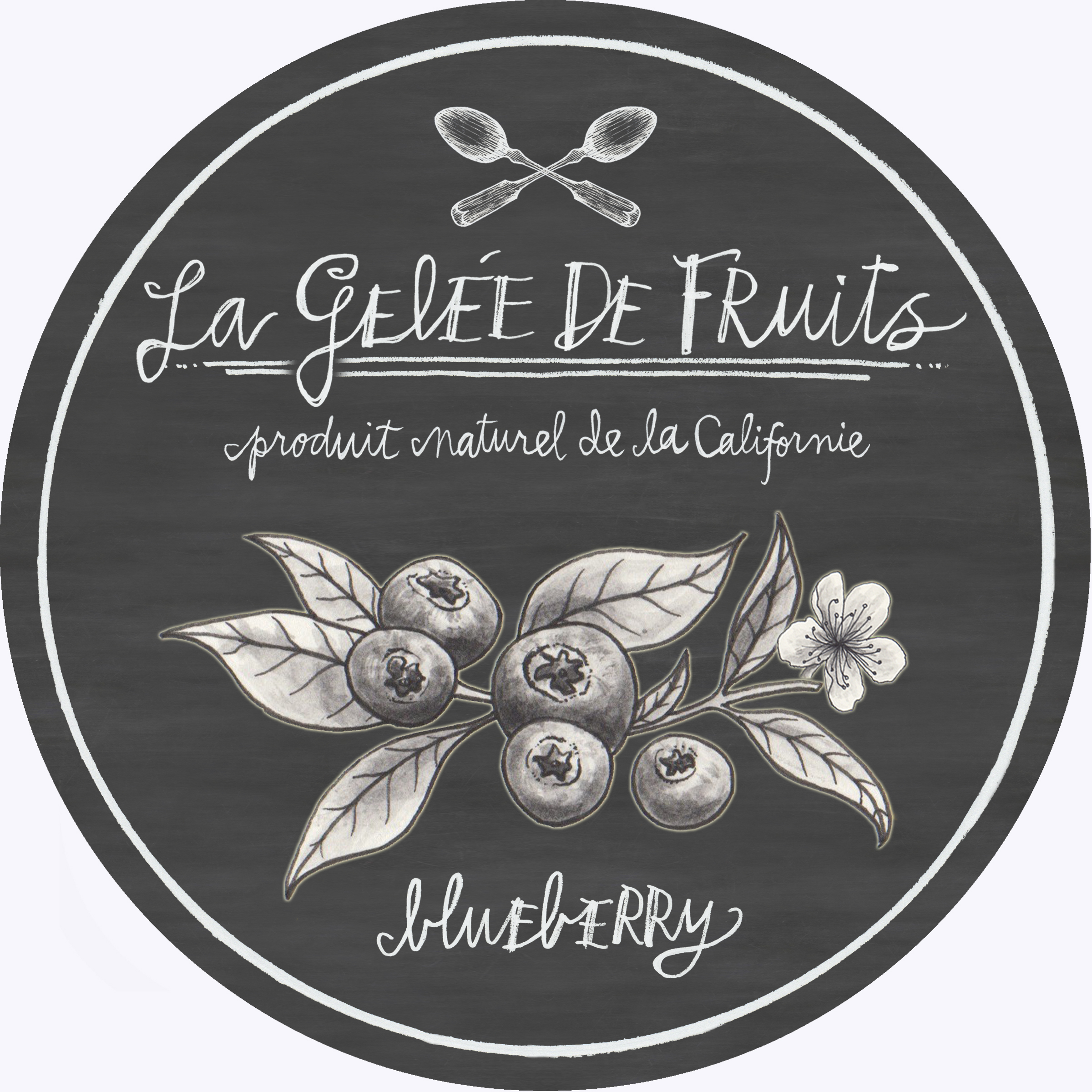   La Gelée De Fruits   Packaging Design  Watercolor, ink + digital media 