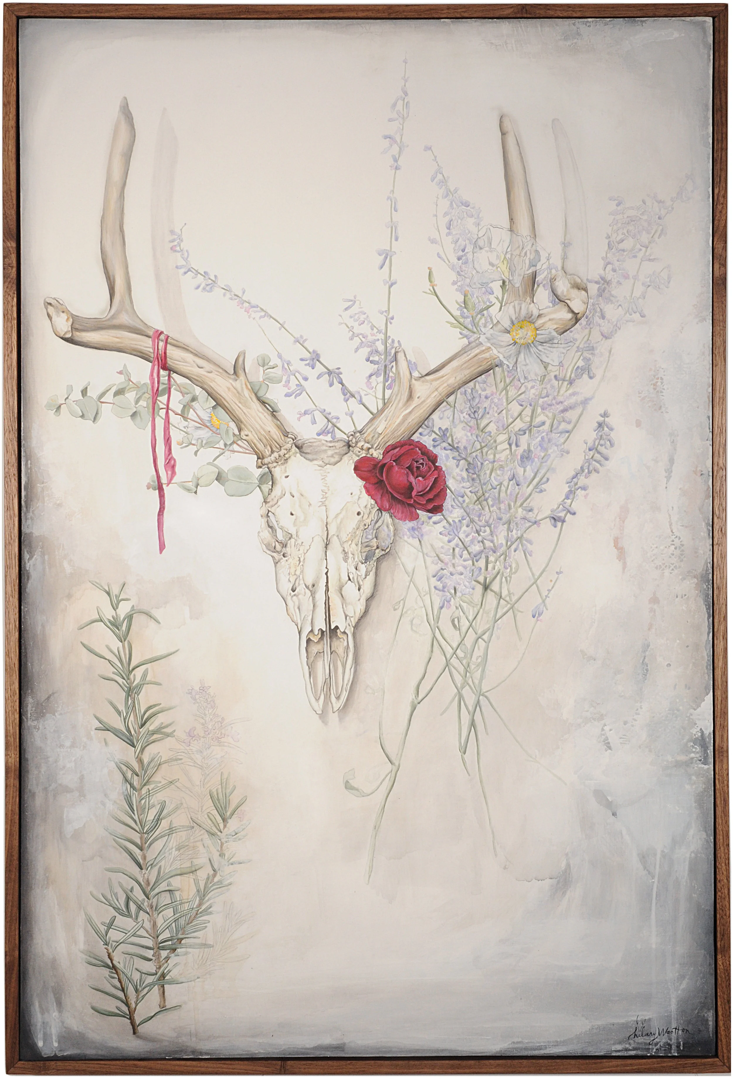   Untitled    Acrylic + graphite on wood  24" x 36"  SOLD 