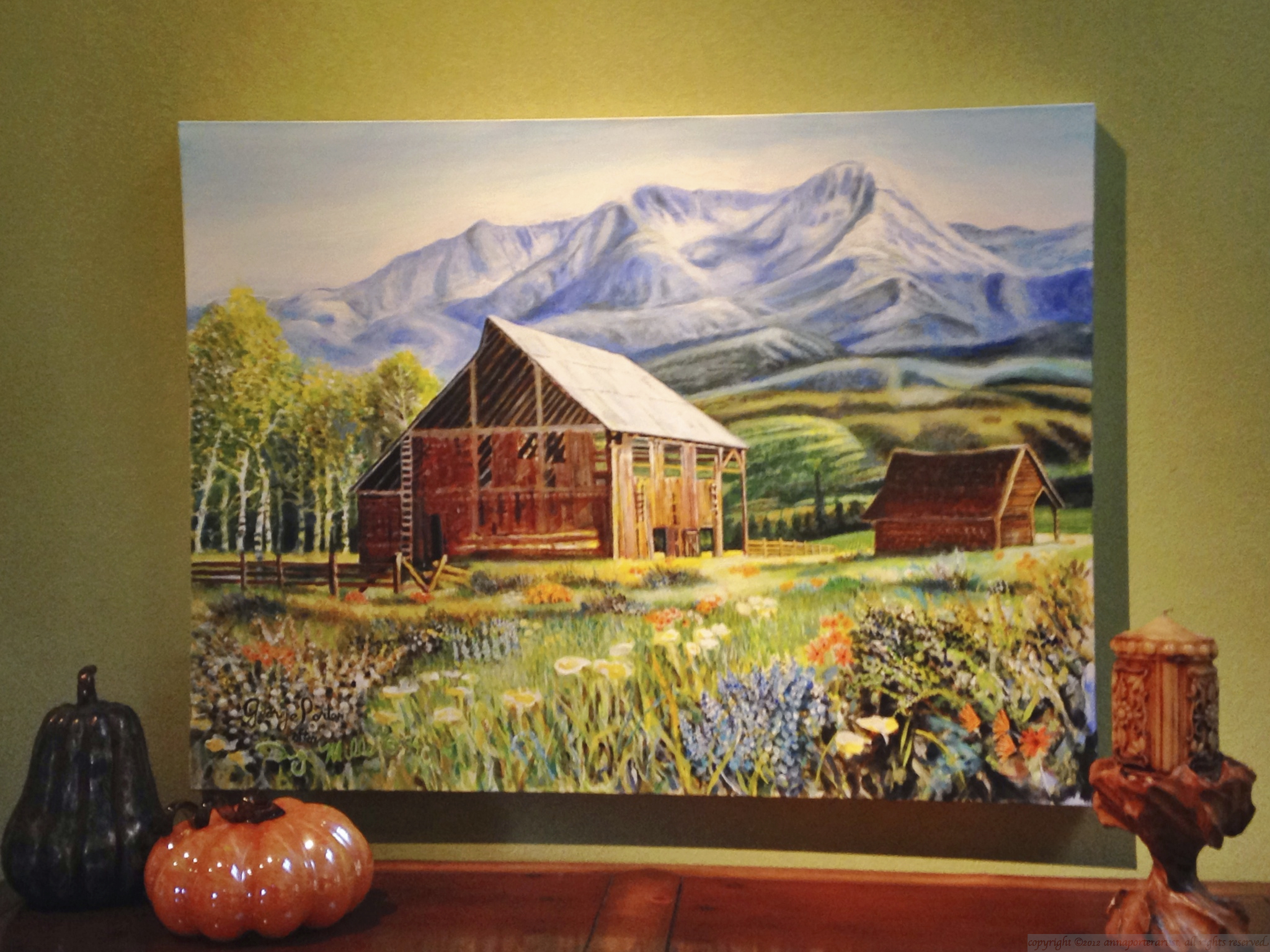 Barn in the Mountains after Doug Miller installed