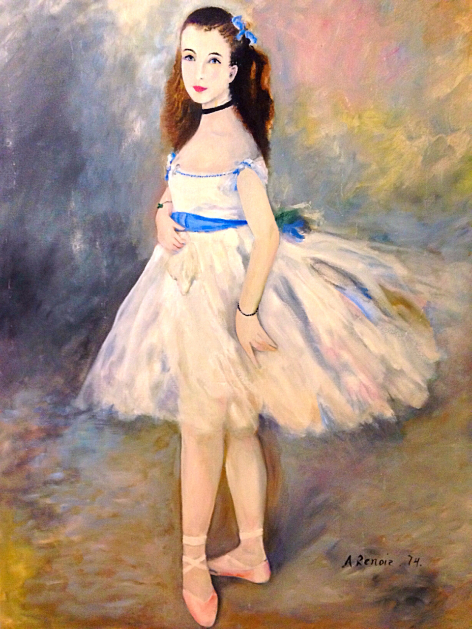 the dancer, study by George Porter after Pierre-Auguste Renoir