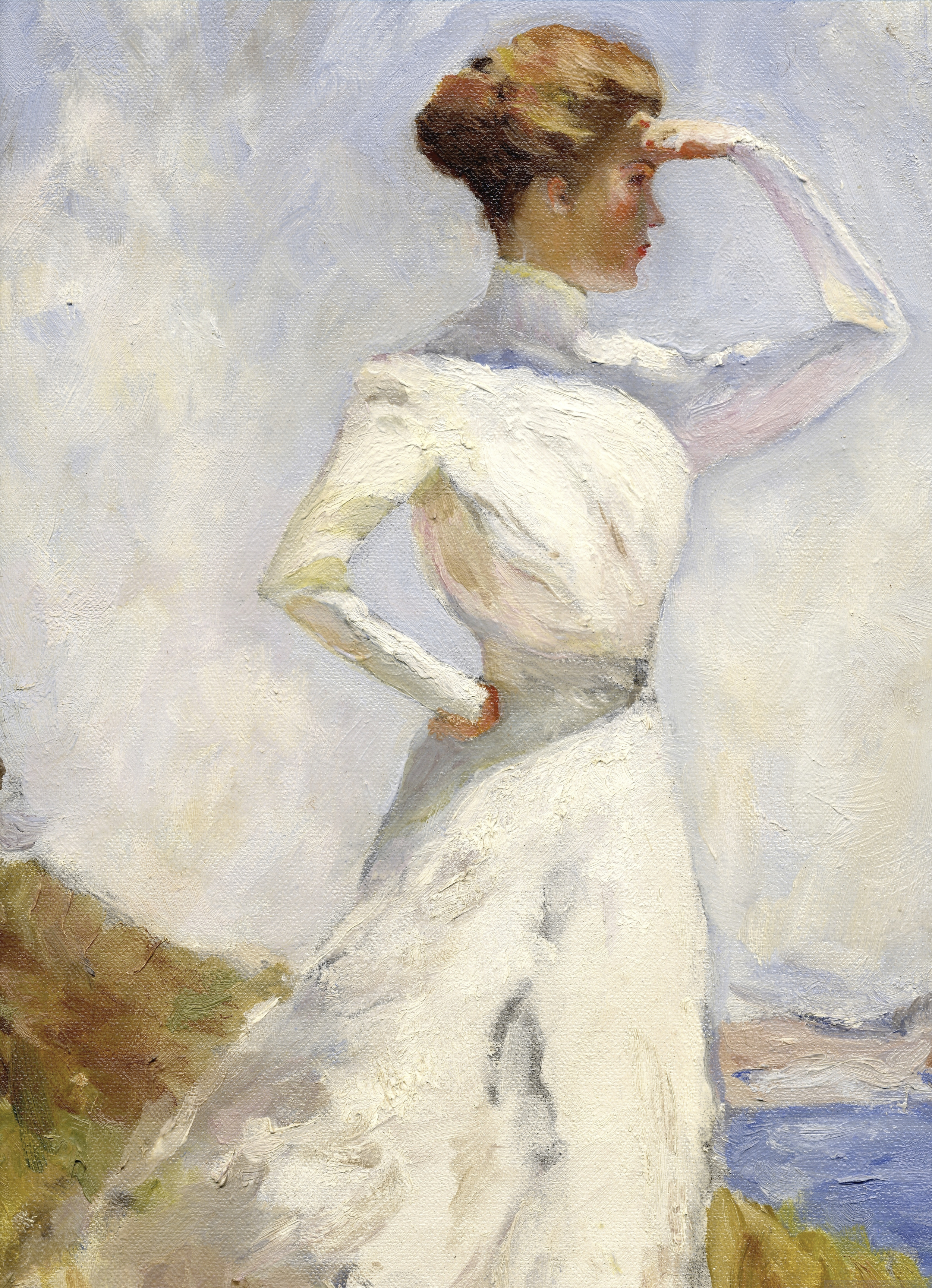 sunlight (or eleanor) study by George Porter after Frank W Benson