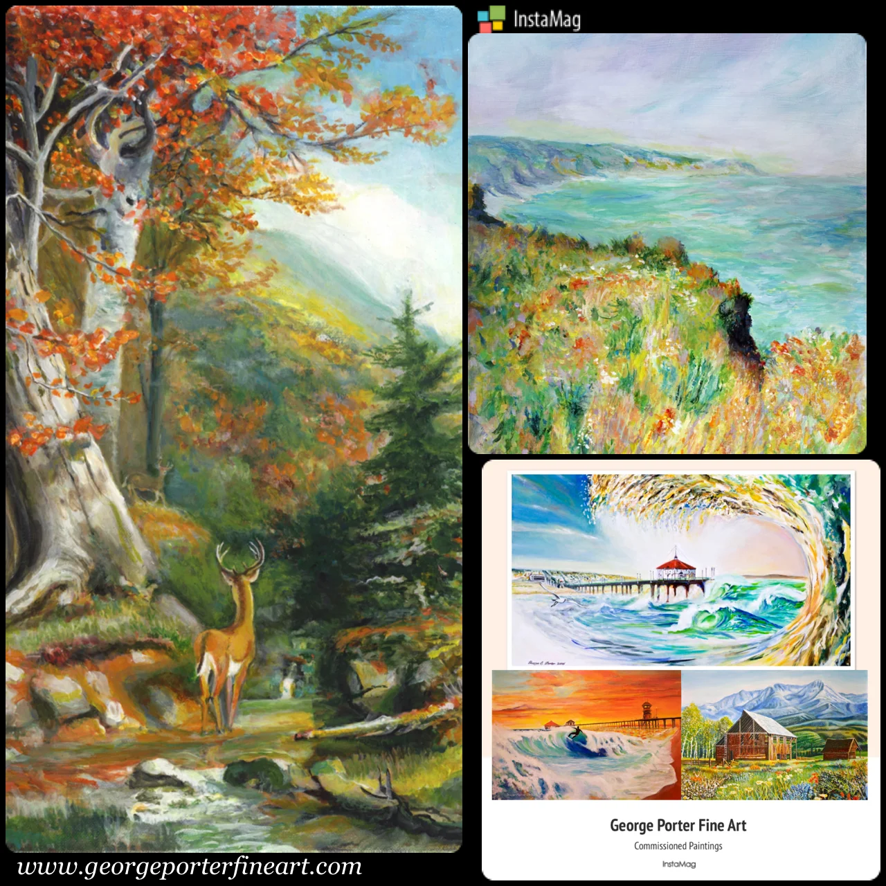 Fine Artist George Porter attracts art collectors across the United States with his commissioned paintings