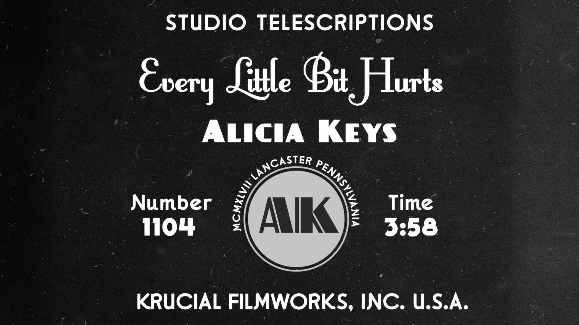 Alicia Keys "Every Little Bit Hurts"