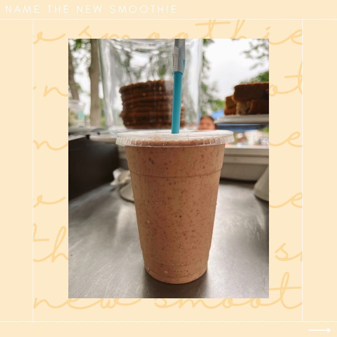 NEW SMOOTHIE ALERT! This new delicious drink needs a name and we want to know what you think... comment below and the winning name will receive a free smoothie! 😋
.
.
.
.
#tuckercobakery #deliciousandnutritious #granolamaking #granola #paleogranola 