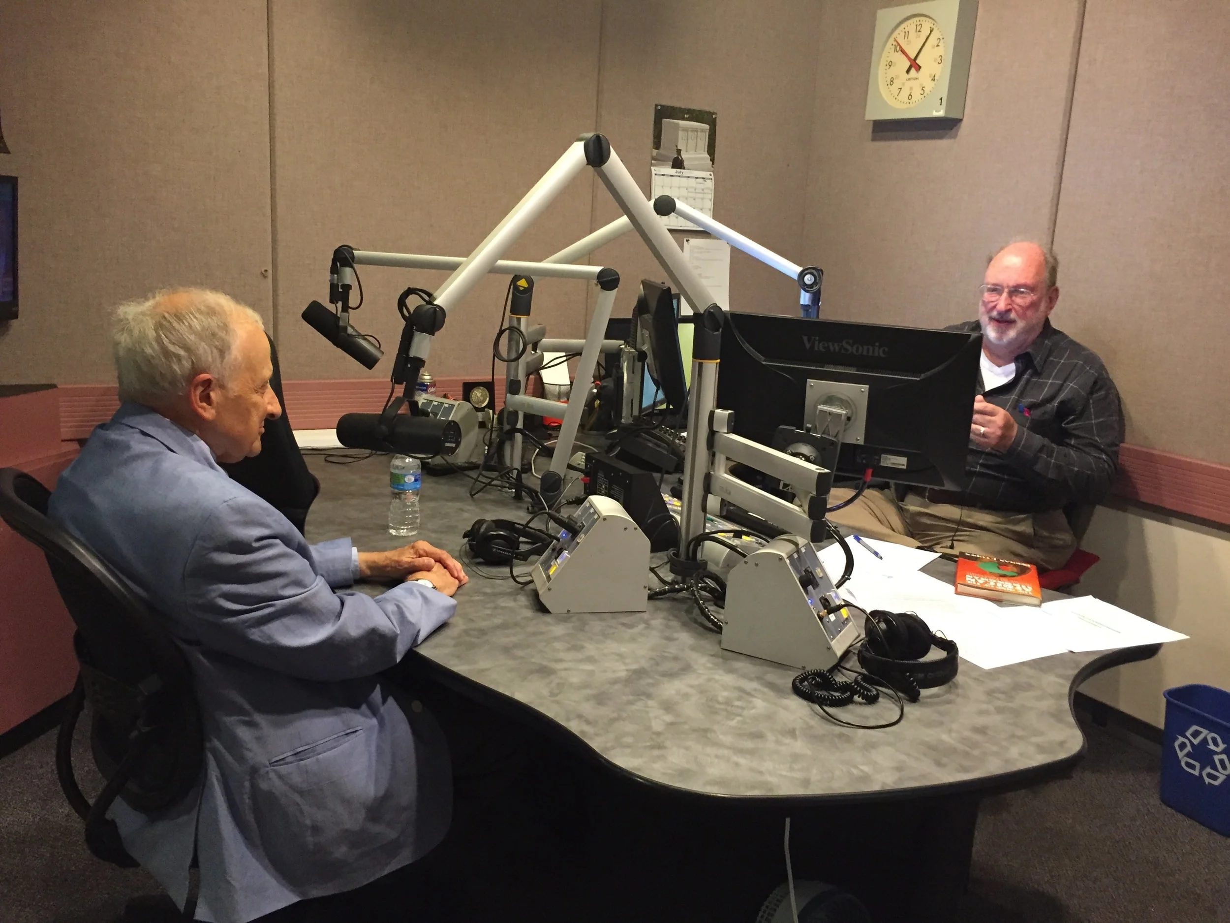 With Jim Bohannon on his radio show