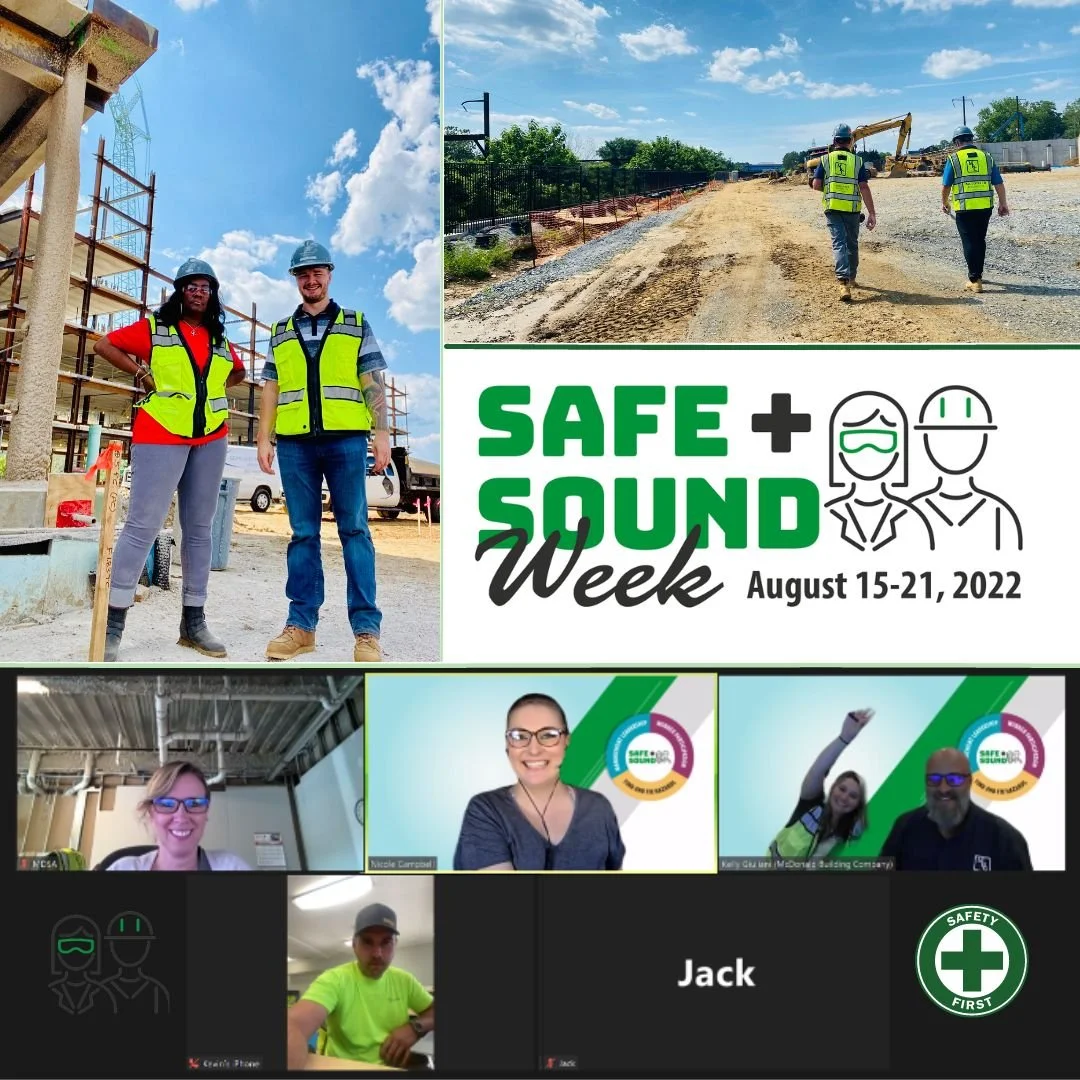 MBC's Workplace Safety Committee visits 400 W. Elm for Safety Site Walkthru in honor OSHA Safe