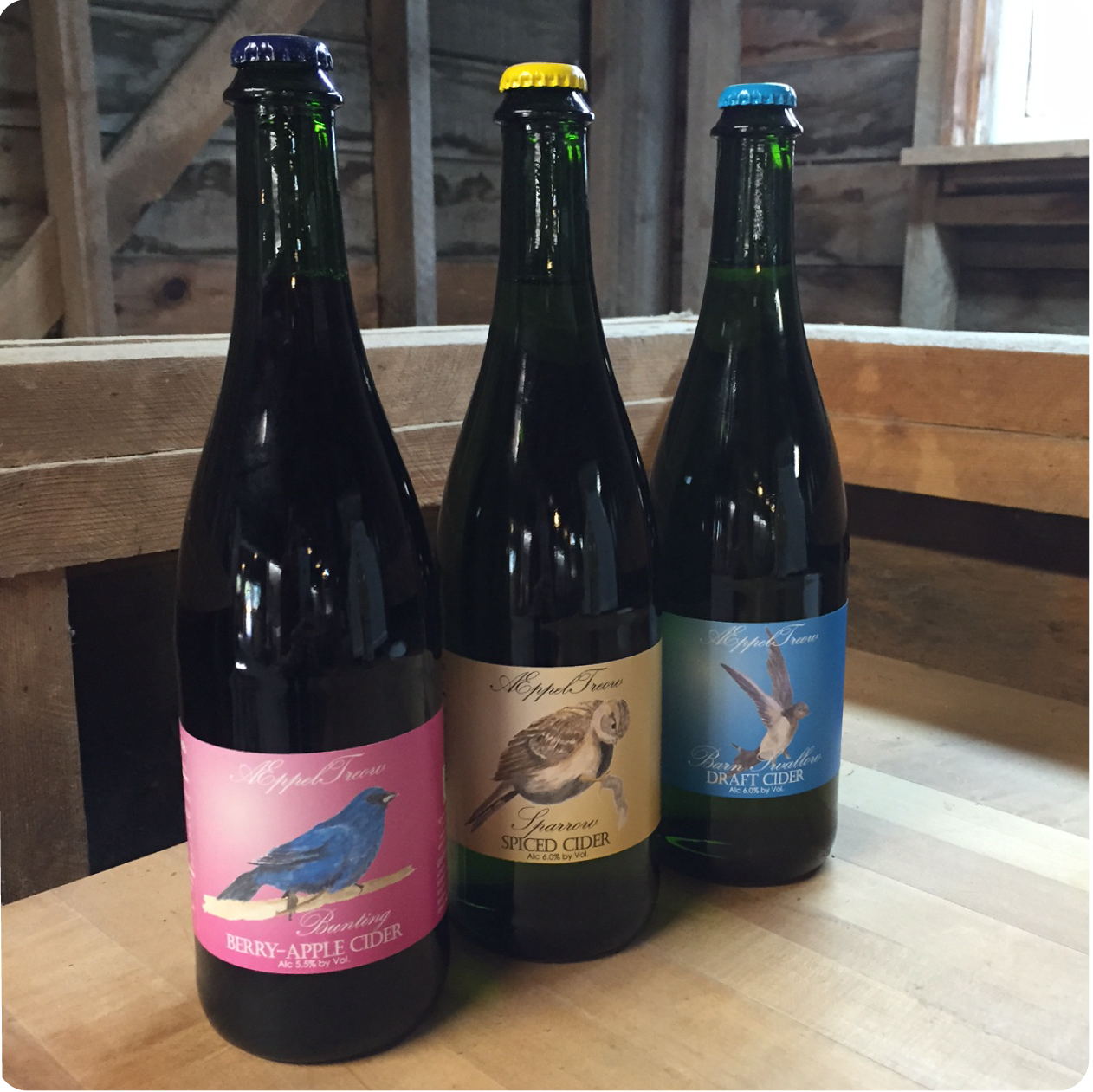 WINE...AEppelTreow Winery & Distillery is located at Brightonwoods Orchard. We carry their wine in our Apple Barn or you can make a trip to the winery for a tasting as well as additional products.