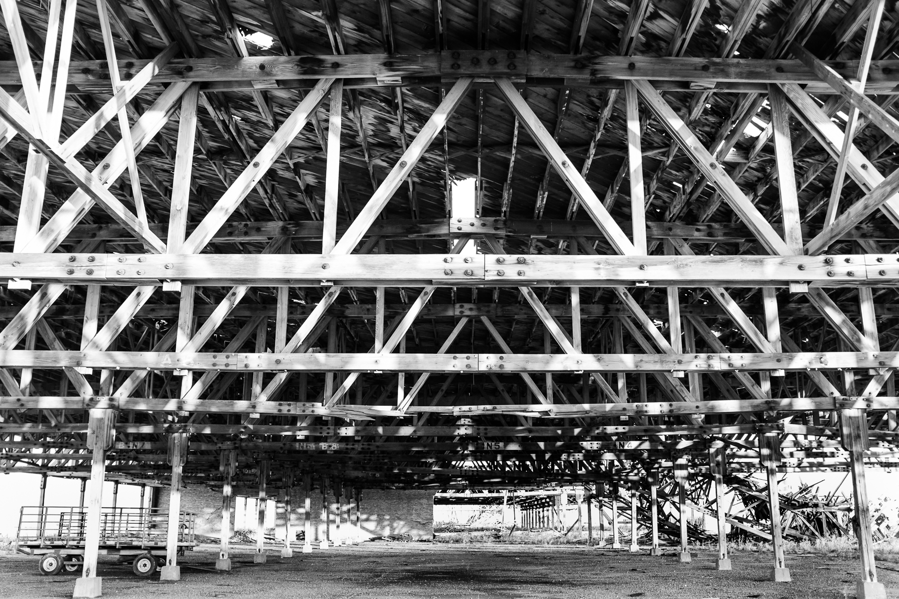 More reclaimable wood than I've ever seen in one place.