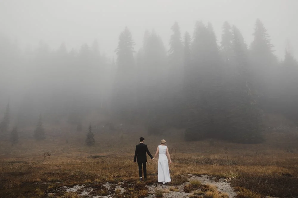 Tipsoo Lake Engagements near Mount Rainier by Alixann Loosle