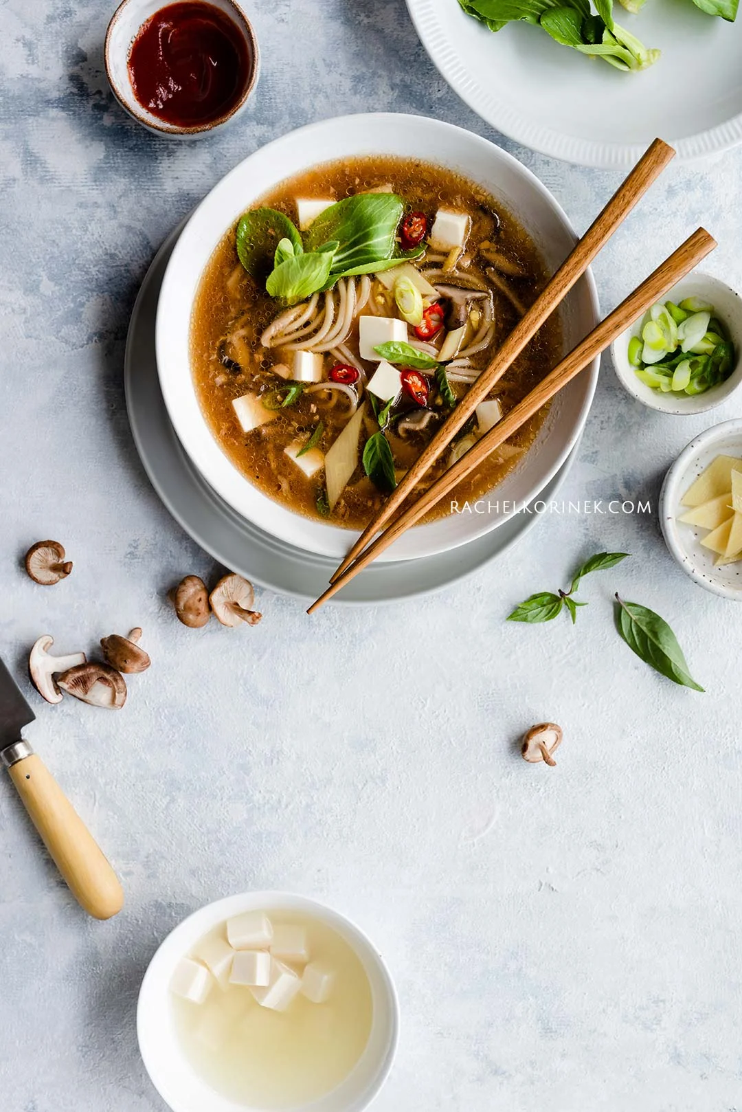 Hot &amp; Sour Soup Food Photography