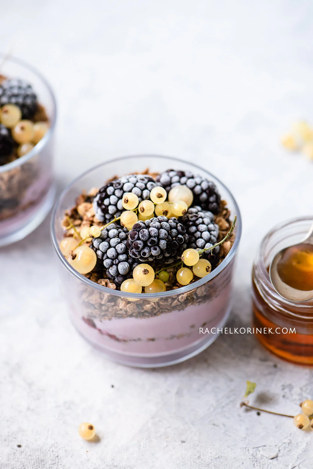 Blackberry Granola Yoghurt