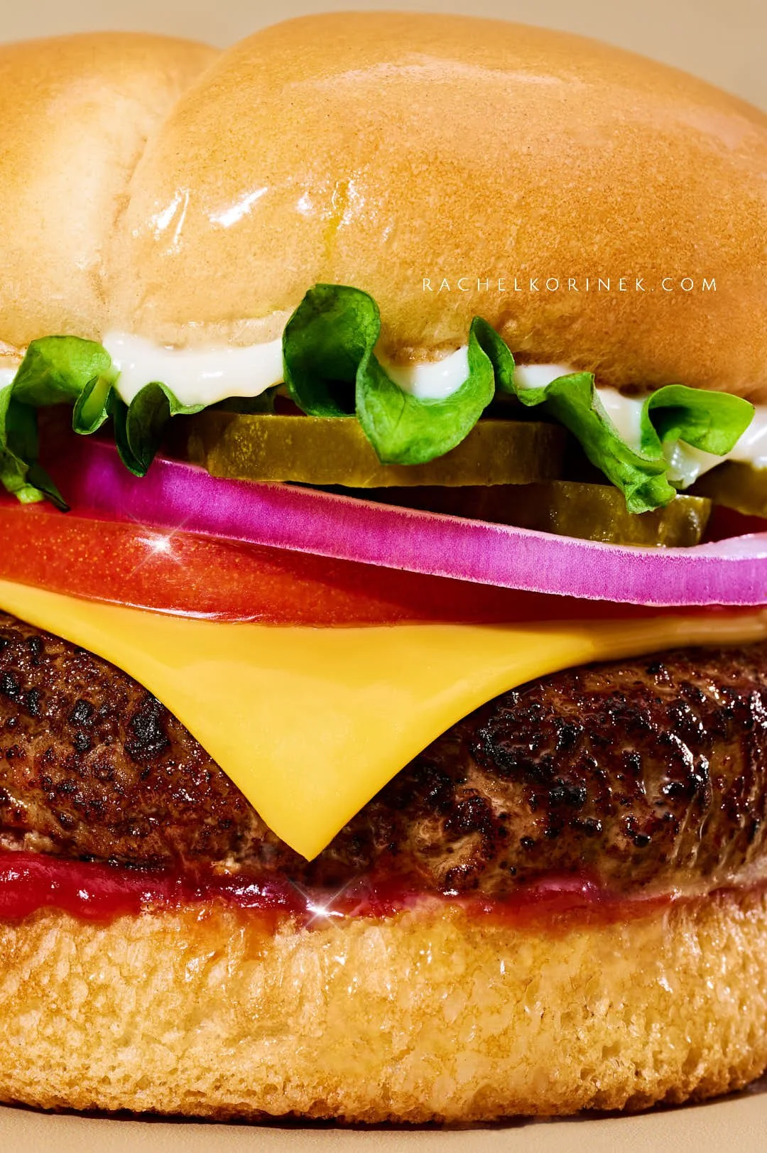 Macro Burger Food Photography