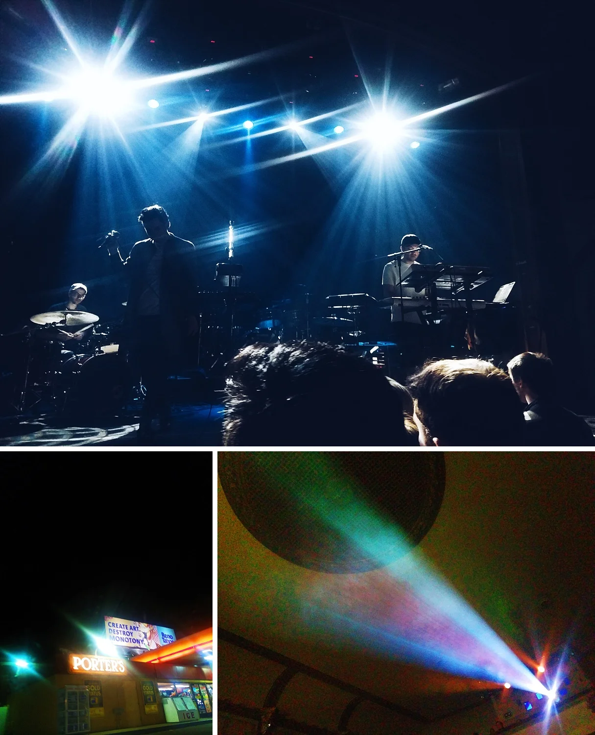 Bag Raiders show @ The Neptune Theater --- This was their opening band (can't remember their name ... must find cuz they were awesome!)