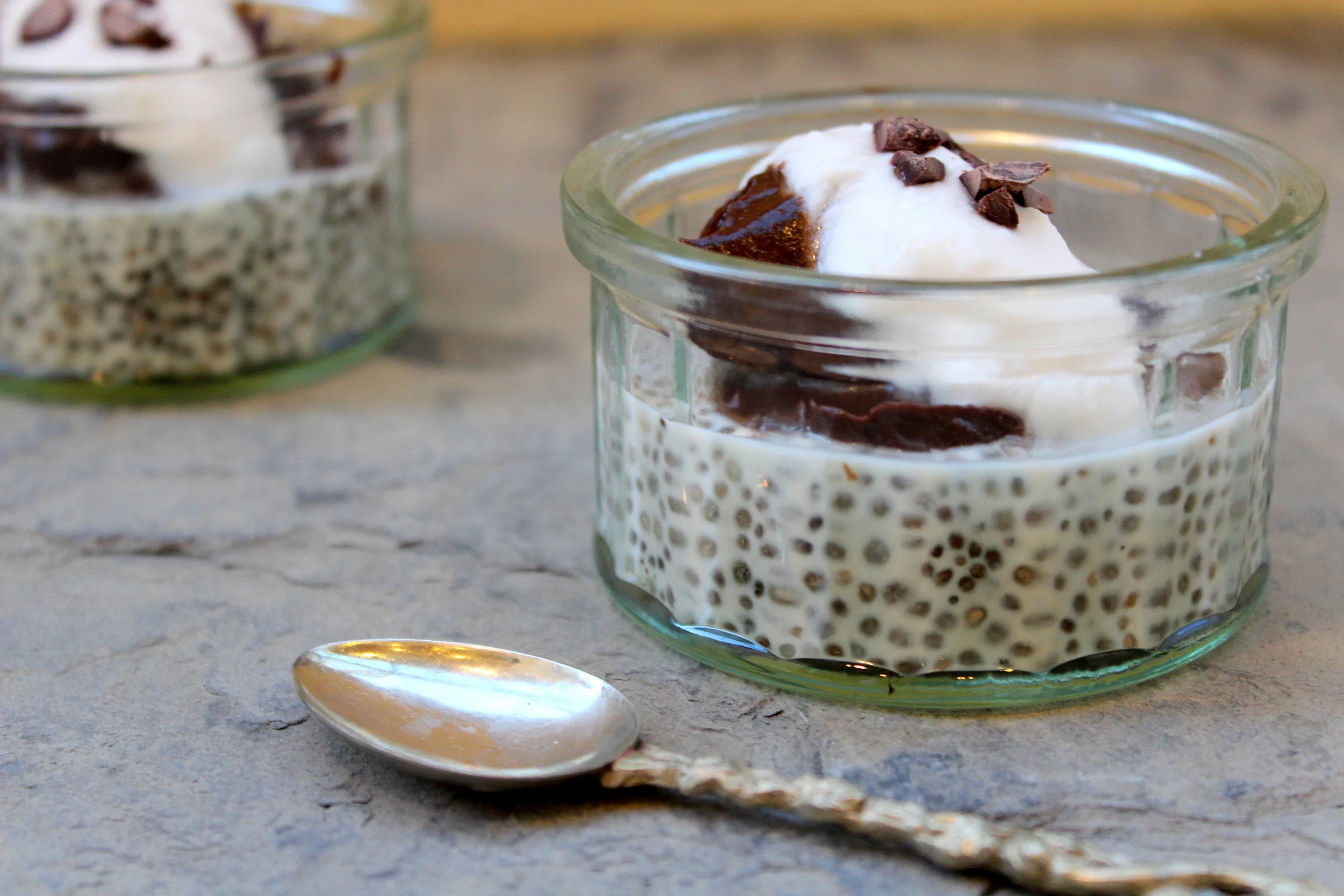 Mocha chia pudding : Pure Heaven.