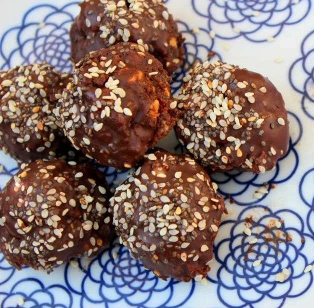 Noah's favorite "super seeds" energy balls