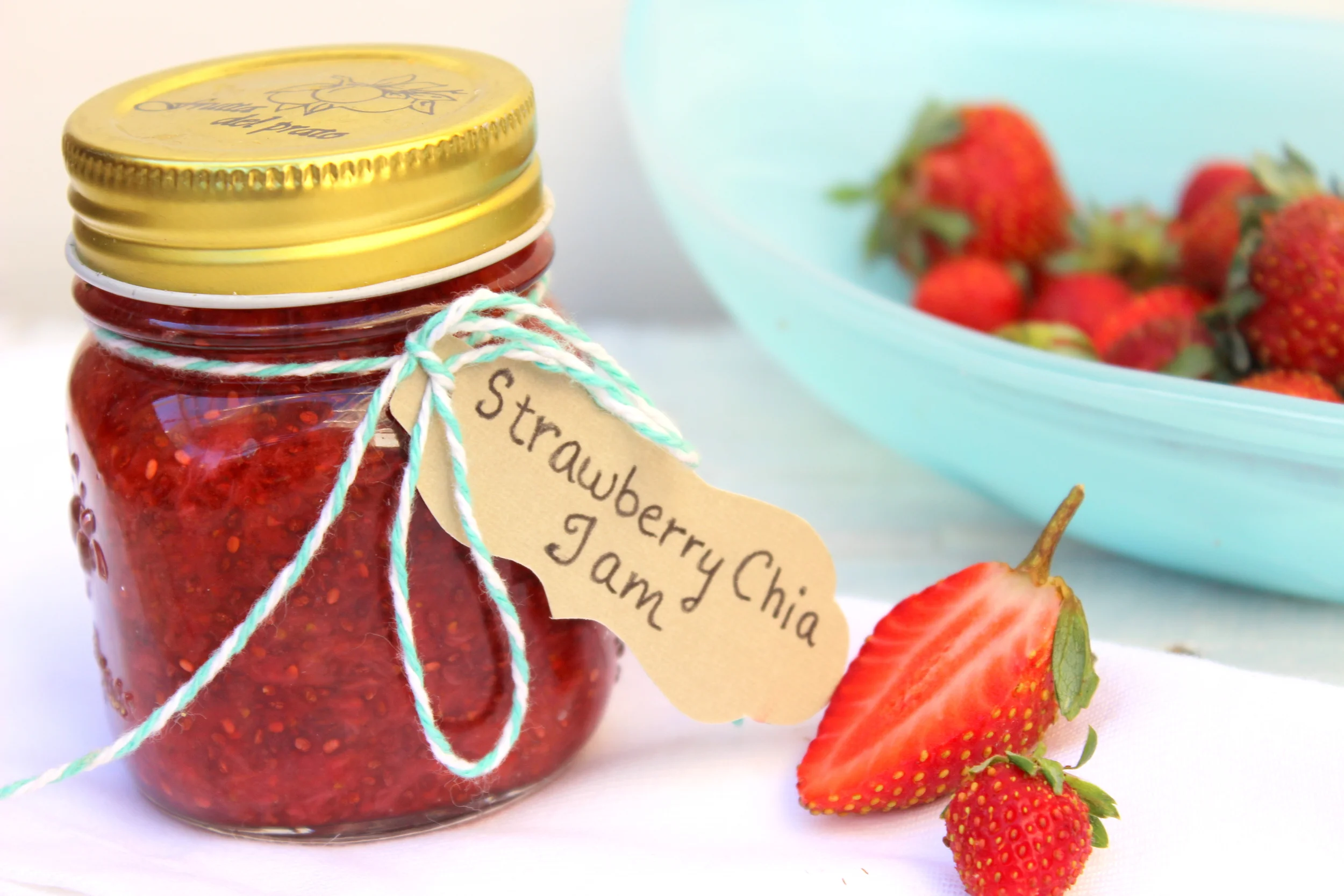 Strawberry chia jam