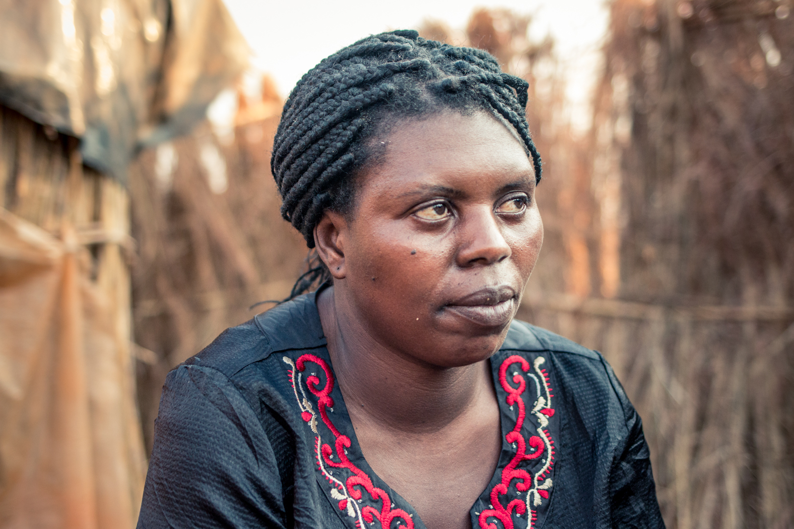  ZIMBABWE: [Home Visit] Patricia is a 37 year old single mother. She has 2 children a 15 year old daughter who has to live with and be taken care of by her brother in town, and a 21 year old son with cerebral palsy.. 