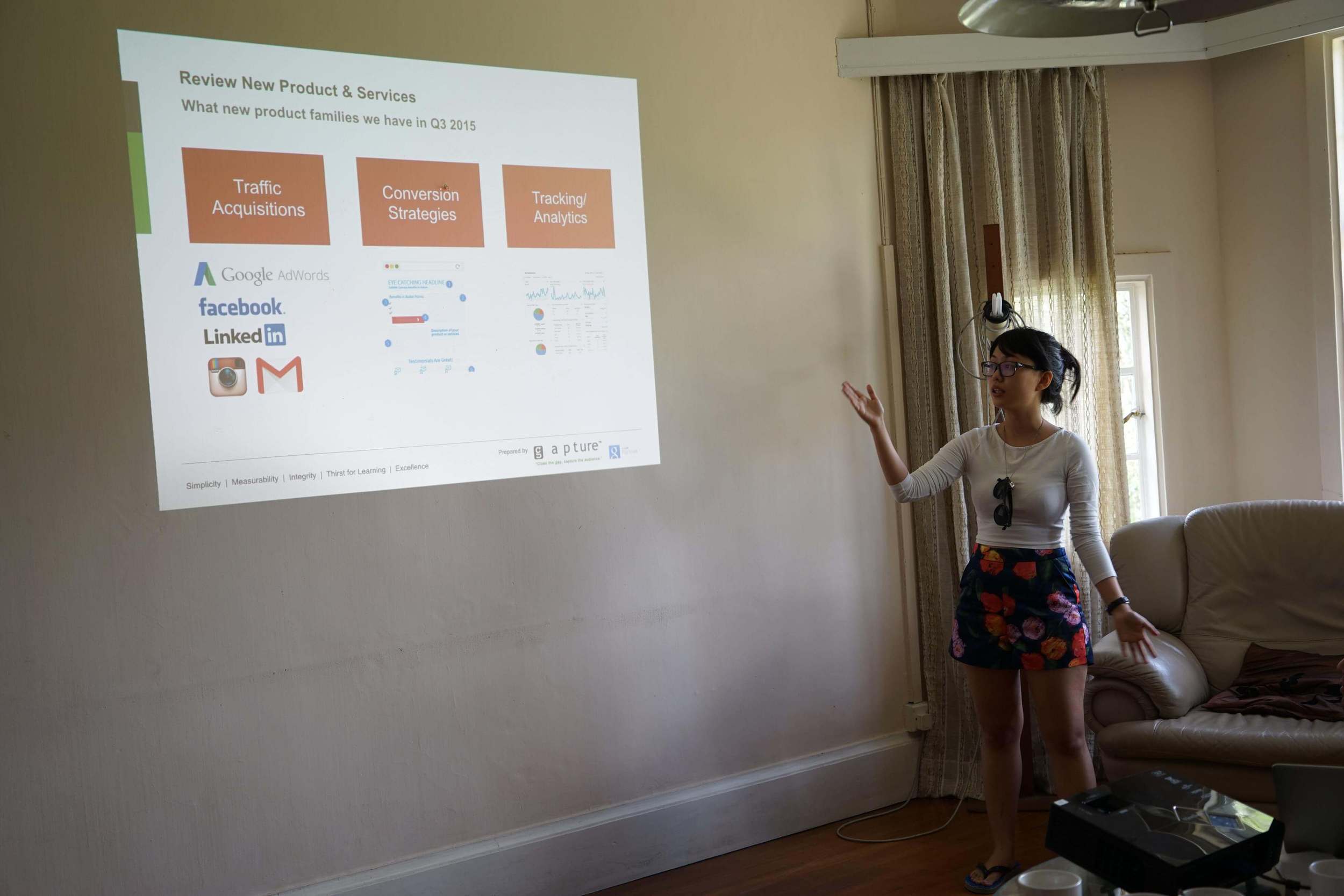 Digital agency sales deck presentation by Ashley Ong