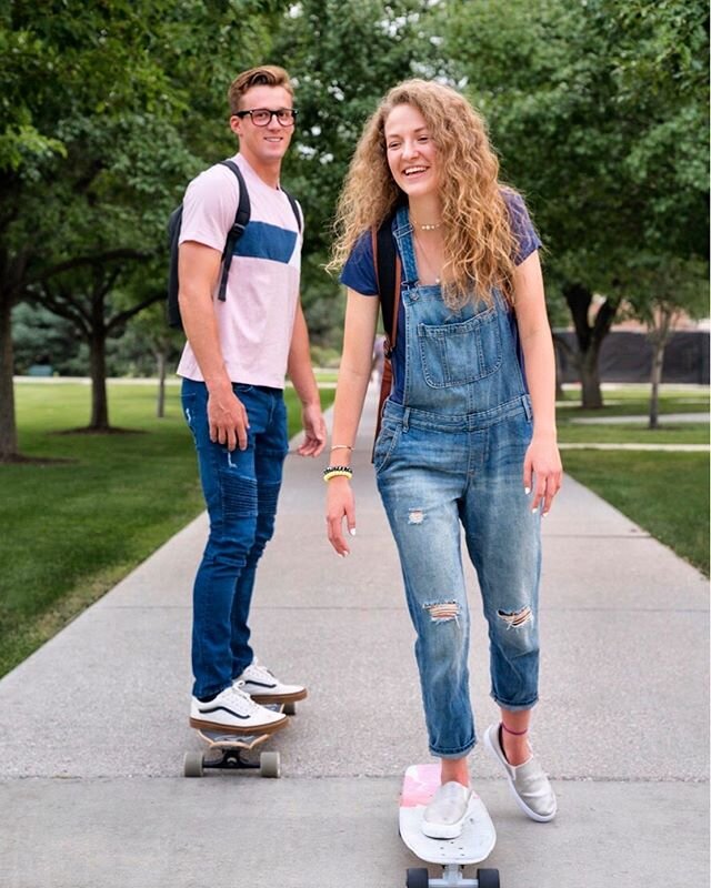 Can we play with friends yet?! Looking back on a shoot for @snow_college and buying a new longboard after mine was stolen. Rude, right?!
.
.
I have enjoyed being hidden away in the mountains and doubtful the mountain charm will ever wear off, but I a