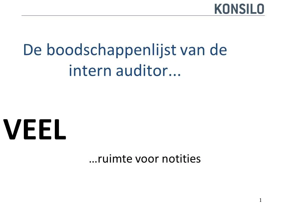 auditvoorbereiding