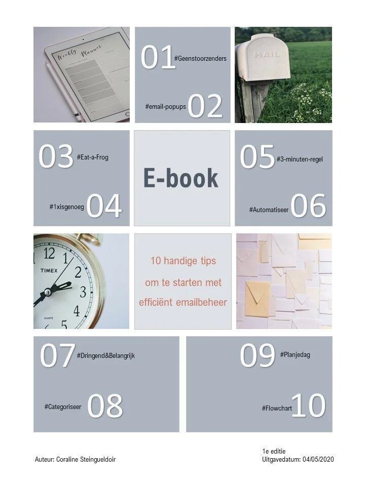 E-book: Handige tips om te starten met efficiënt e-mailbeheer