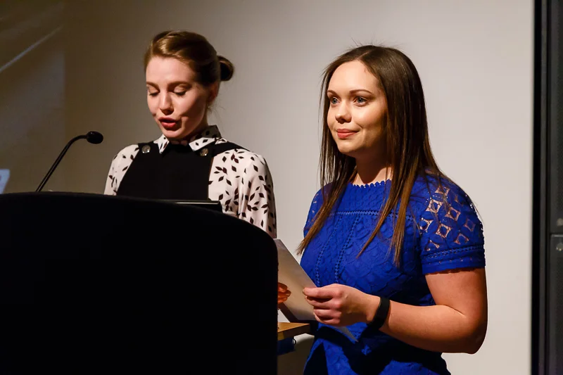 Co-founding and senior editors, L-R: Emily Bartlett (University of Kent) and Nicole Mennell (University of Sussex)