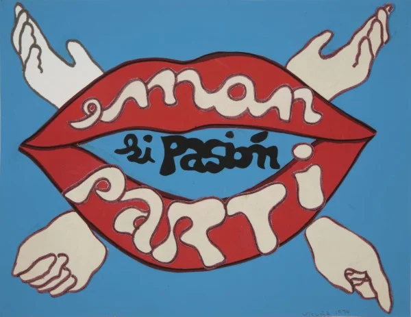 Cecilia Vicuña, eman si pasión / parti si pasión, 1974, © Cecilia Vicuña, Image © ESCALA.