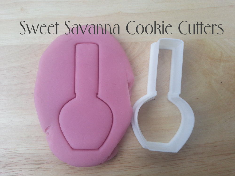 Nail Polish Bottle Cookie Cutter No 3 — Sweet Savanna Cookie Cutters