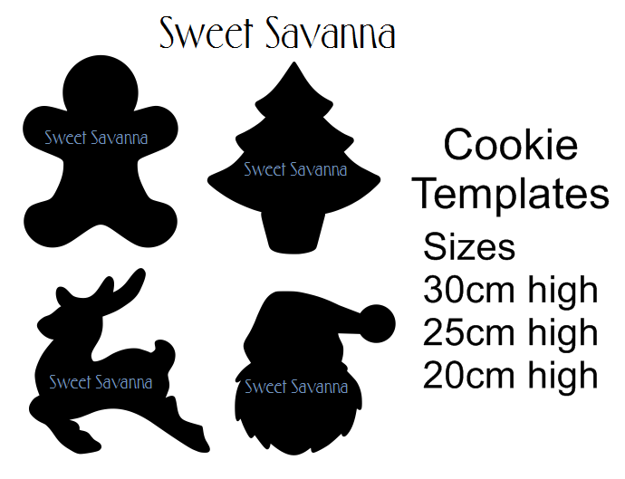 Christmas Cookie Templates — Sweet Savanna Cookie Cutters christmas-cookie-templates-sweet-savanna-cookie-cutters